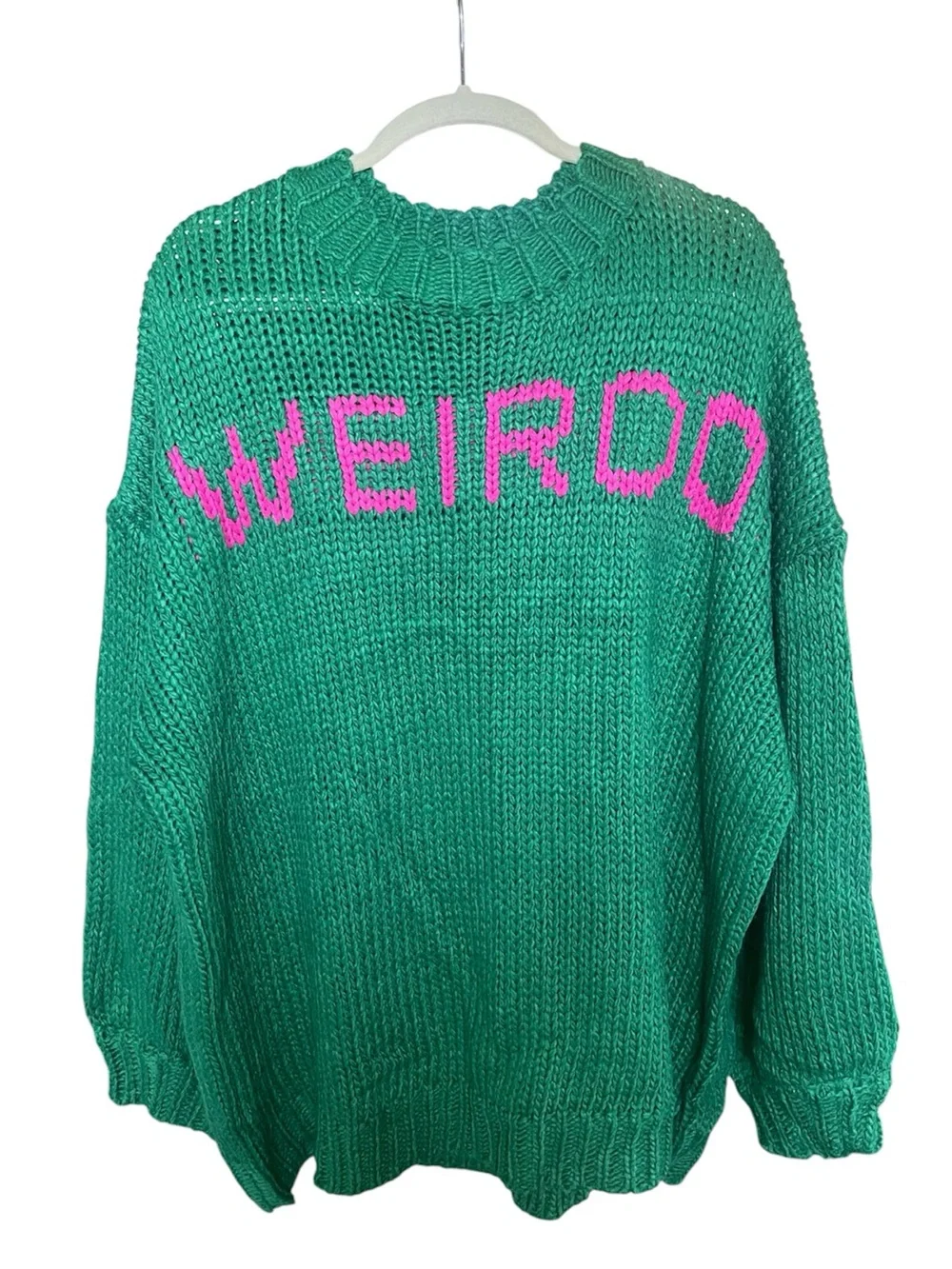 Dressed in LALA chunky WEIRDO sweater